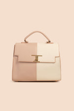 MOROCCO TOP HANDLE SATCHEL in BLUSH PINK