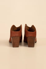 FANCY AFFAIR BOOTIE MULE in COGNAC BROWN additional image 2