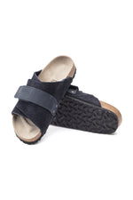 MEN'S KYOTO MIDNIGHT BLUE SUEDE SLIDE SANDAL in MIDNIGHT BLUE BLUE additional image 1