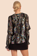 AMBROSIAL TOP in BLACK MULTI additional image 1