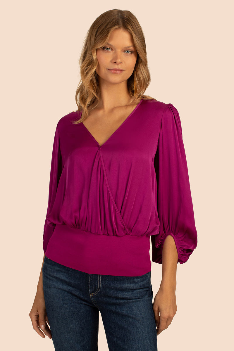 COURAGEOUS TOP in FESTIVE FUCHSIA