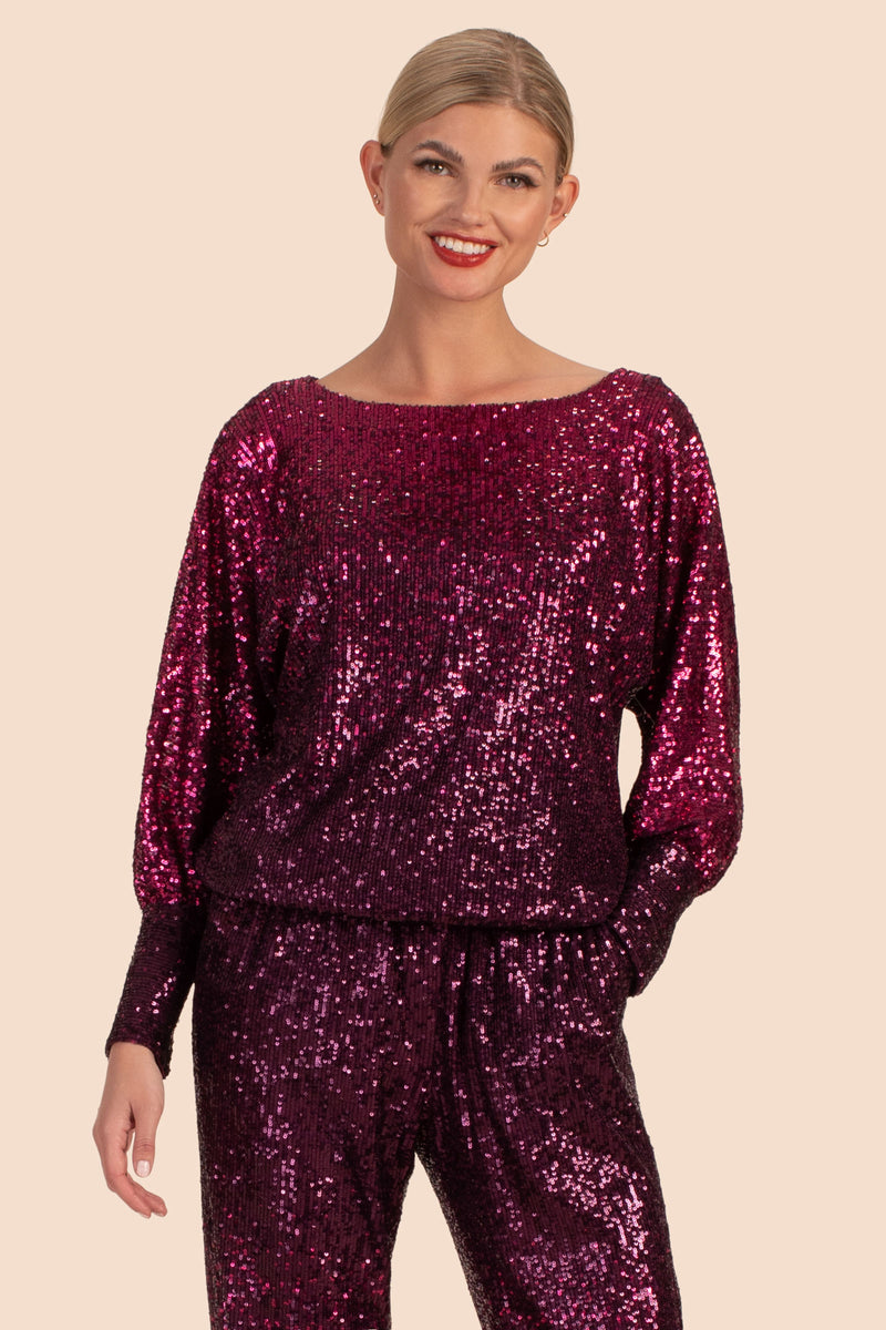 SPRITE 3 TOP in FESTIVE FUCHSIA/PLUM additional image 7