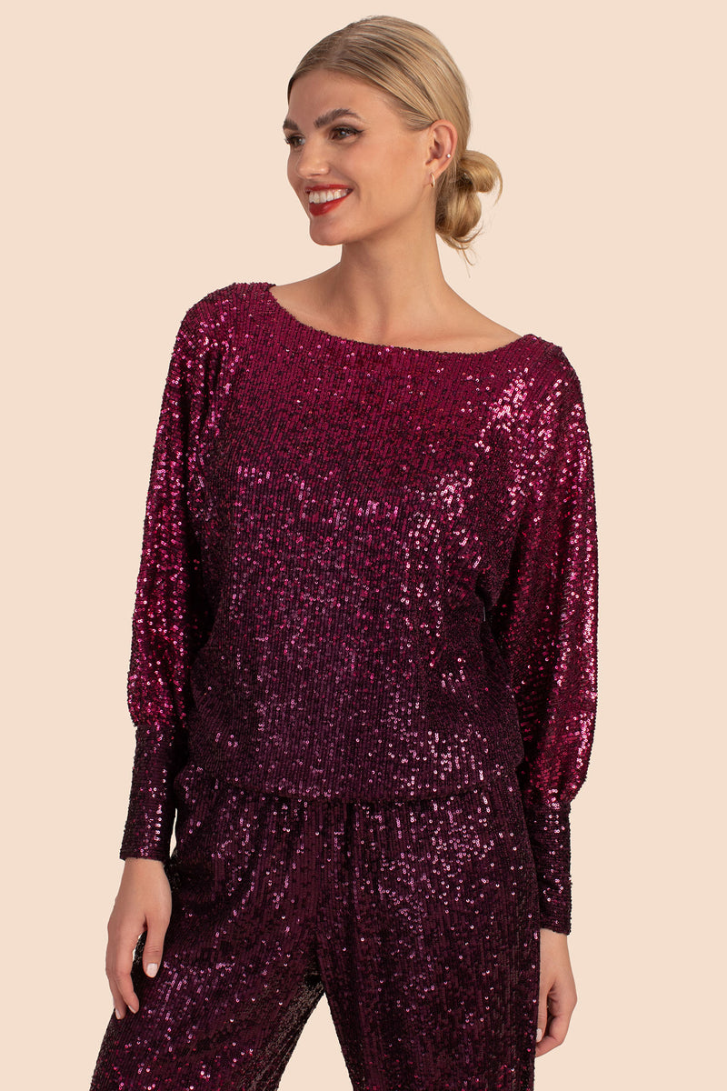 SPRITE 3 TOP in FESTIVE FUCHSIA/PLUM additional image 9