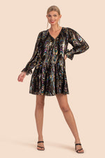 CELESTIAL DRESS in BLACK MULTI additional image 4