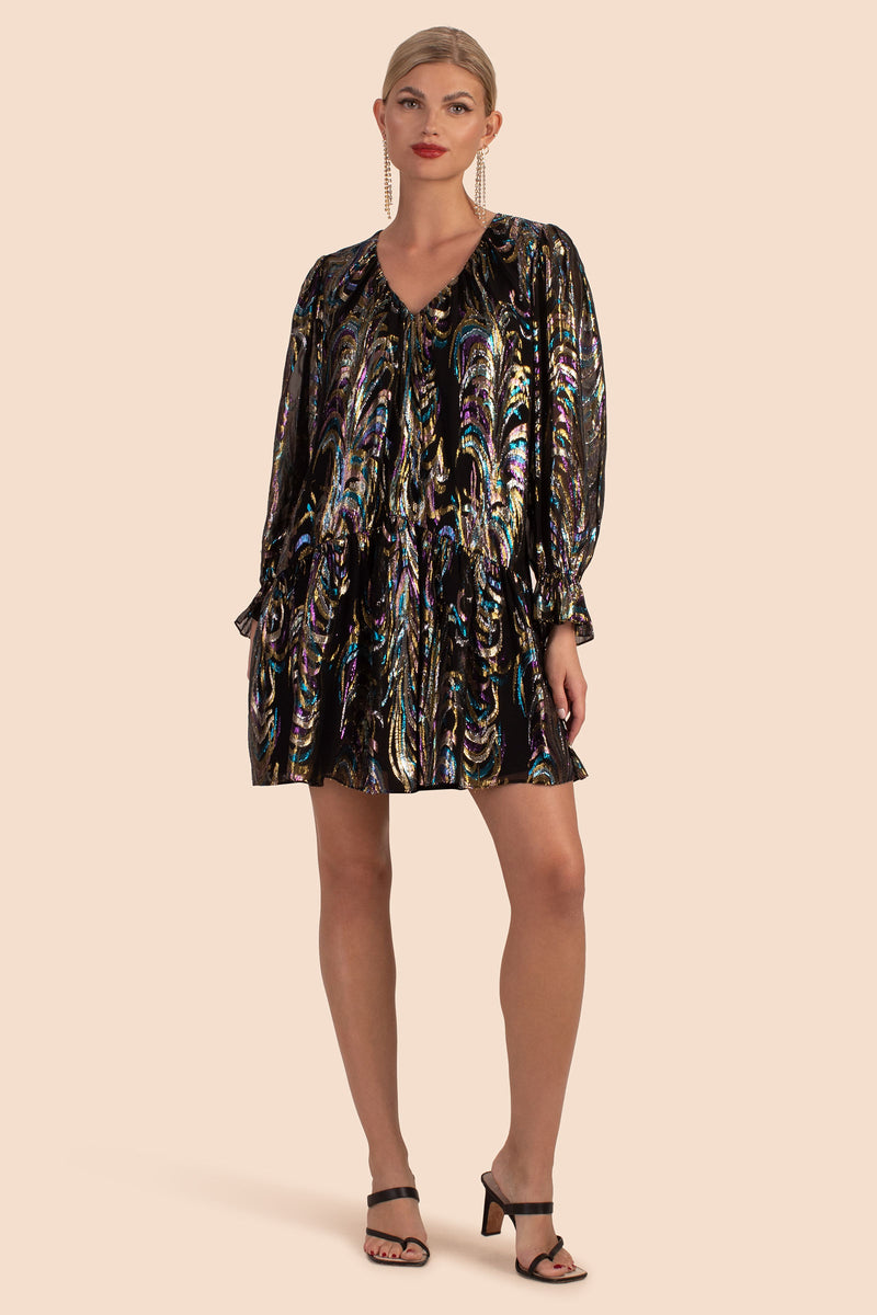 CELESTIAL DRESS in BLACK MULTI additional image 1