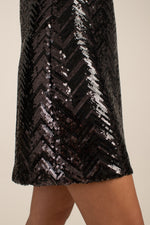 GLITTERATI  DRESS in BLACK additional image 3