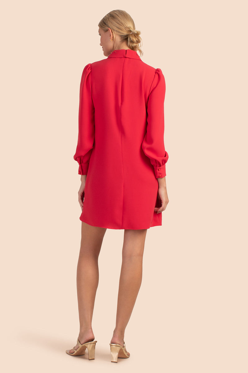 GAUDIN DRESS in MARS RED additional image 5