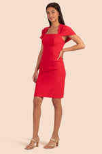 ANALA DRESS in MARS RED additional image 2