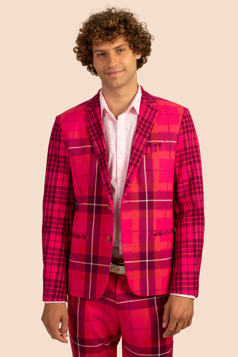 THURSTON 2 BLAZER in AURORA PINK MULTI additional image 3