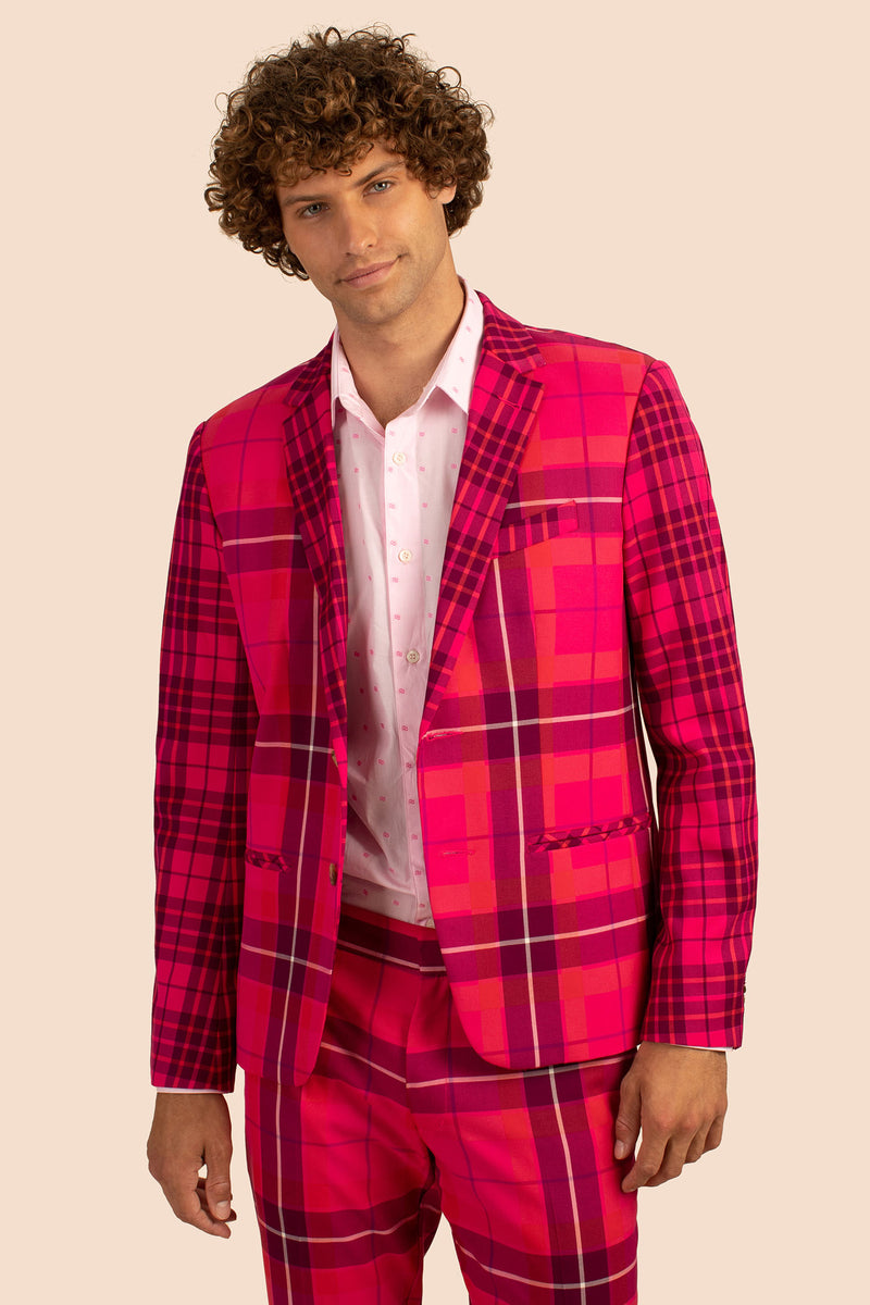 THURSTON 2 BLAZER in AURORA PINK MULTI additional image 2