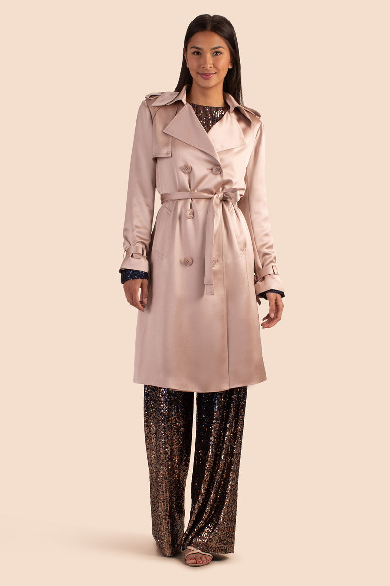SOUTH TRENCH COAT in MOONSTONE additional image 2