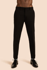 ALEX SLIM TROUSER in BLACK