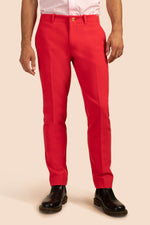 ALEX SLIM TROUSER in MARS RED additional image 3