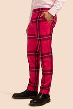 CLYDE SLIM TROUSER in AURORA PINK MULTI additional image 2