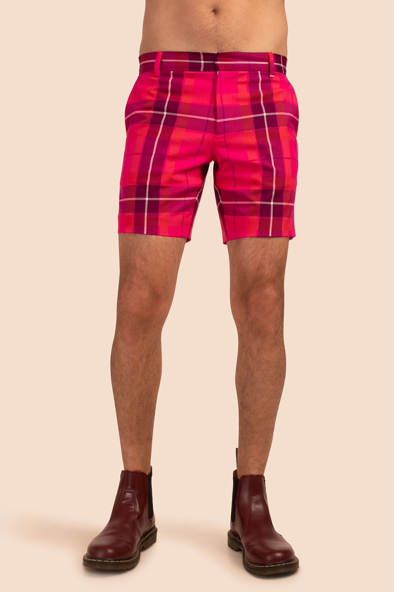 LAWRENCE SHORT in AURORA PINK MULTI