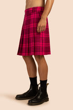 LIVINGSTON KILT in AURORA PINK MULTI additional image 3