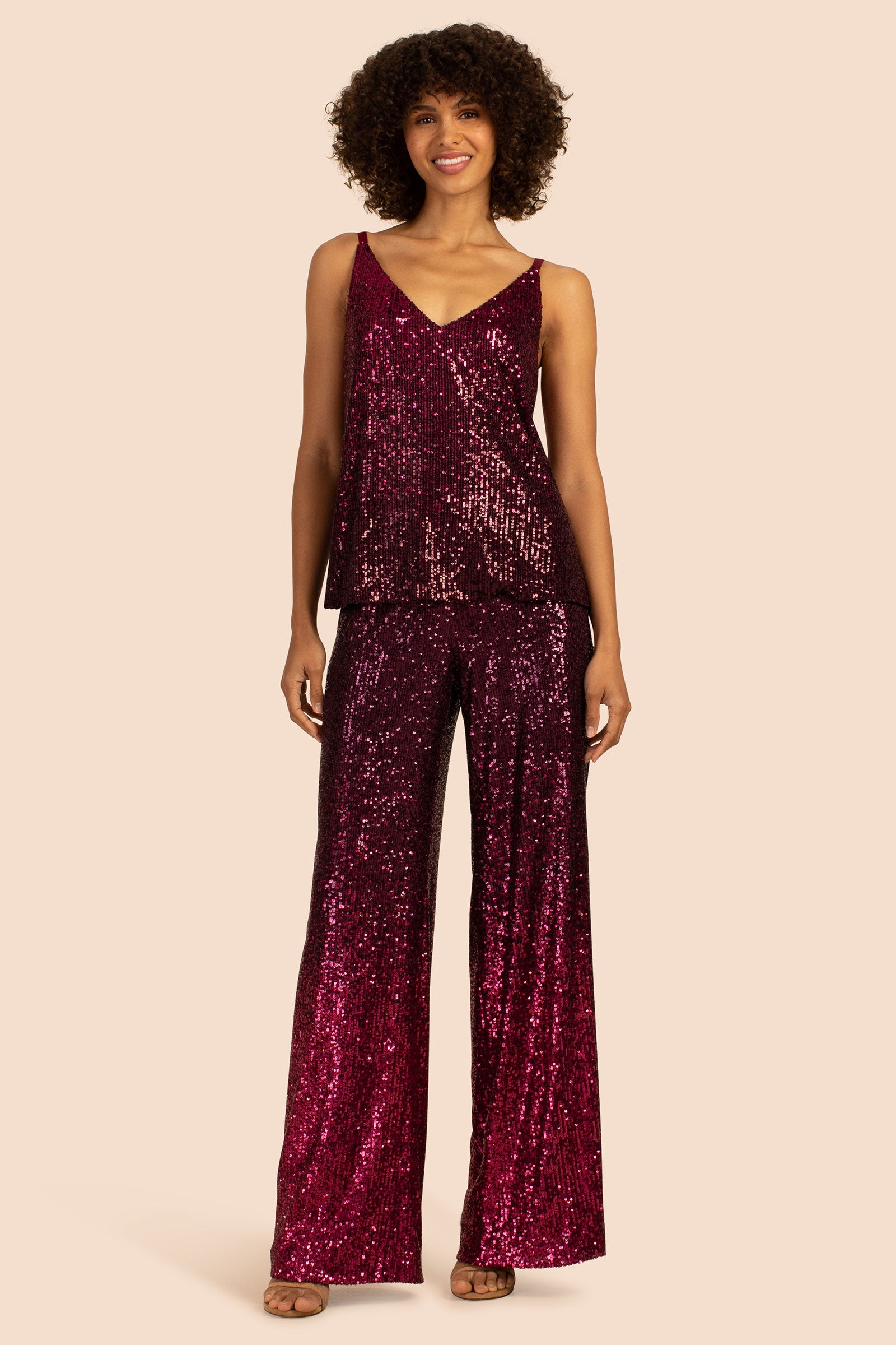 Rose Gold Sequin Flare Pants – WickedFoxBoutique