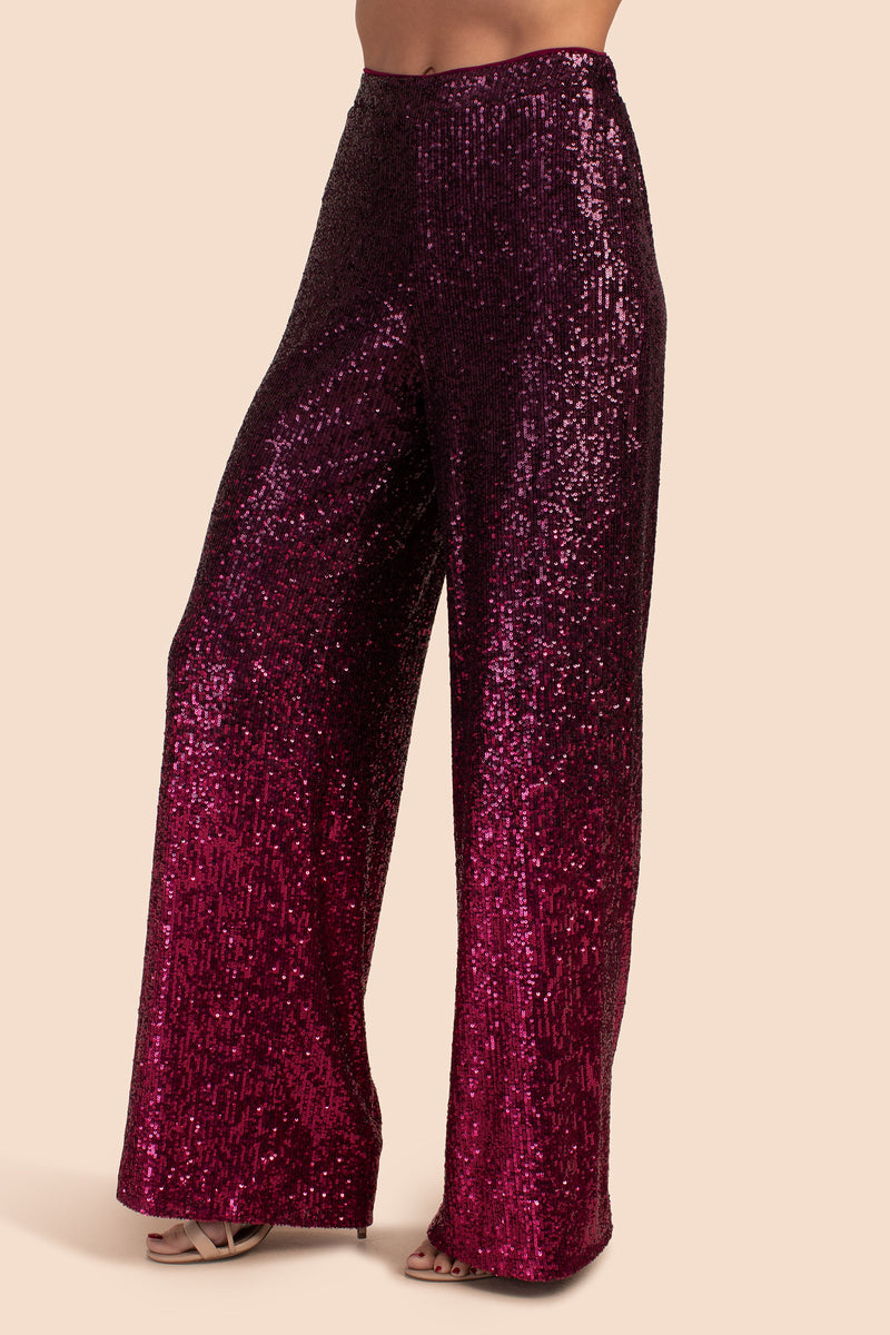 EAST PANT in FESTIVE FUCHSIA/PLUM additional image 3