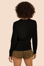 CELESTE CREWNECK in BLACK MULTI additional image 1