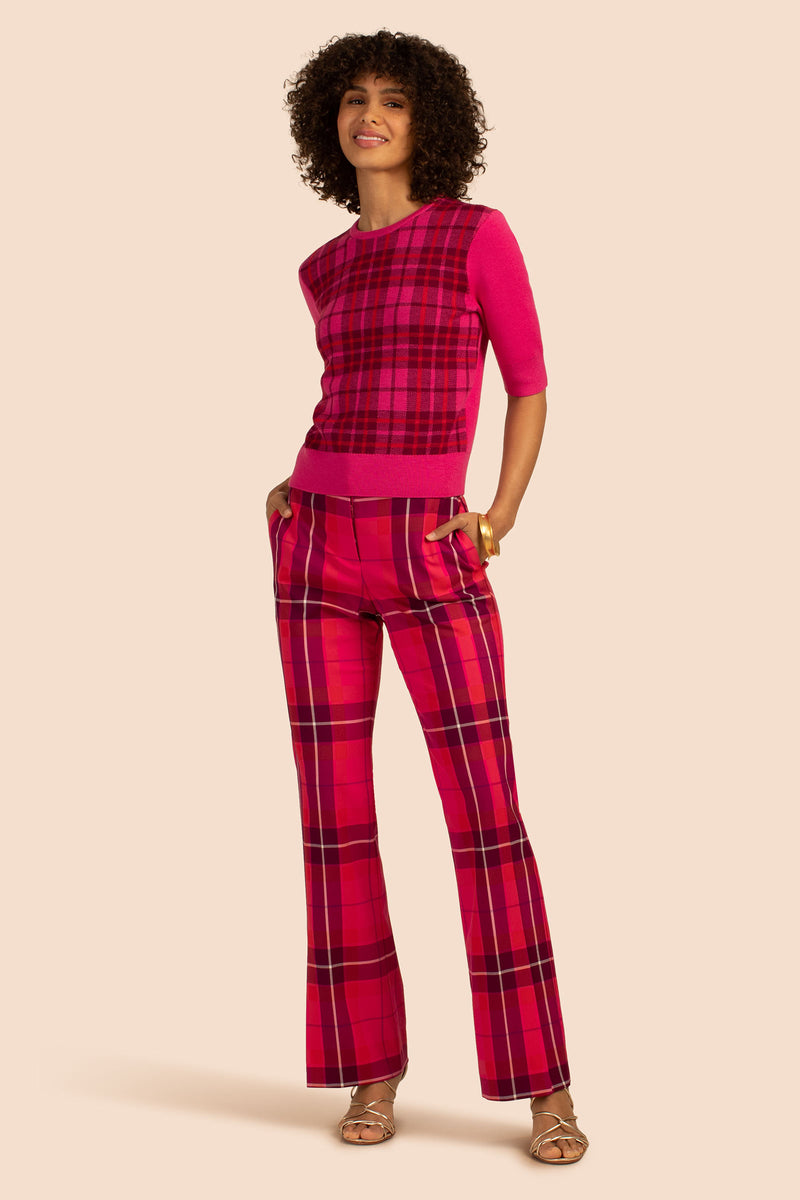 MACKENZIE PLAID CREWNECK in MULTI additional image 3