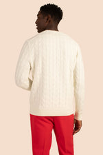 TRITON CABLE CREWNECK SWEATER in TRITON CABLE CREWNECK SWEATER additional image 1