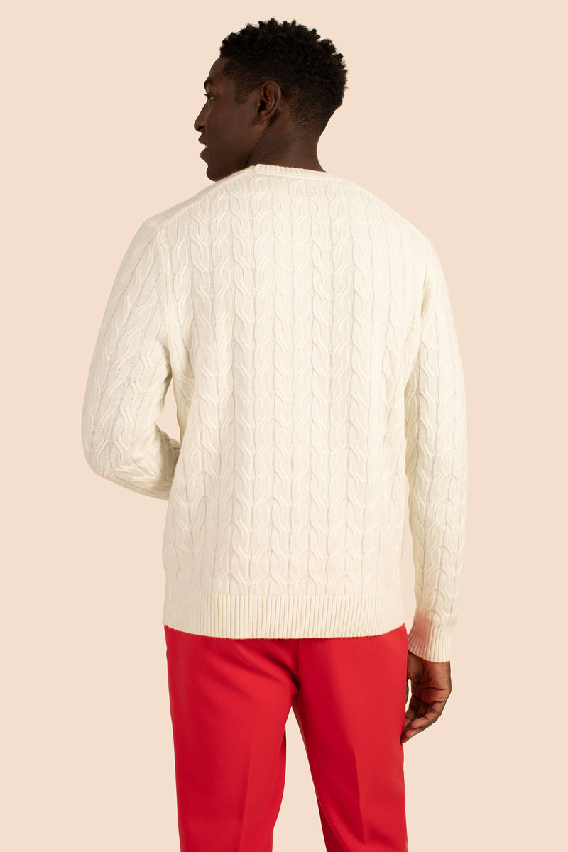 TRITON CABLE CREWNECK SWEATER