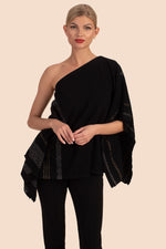CHIC WRAP in BLACK MULTI additional image 2