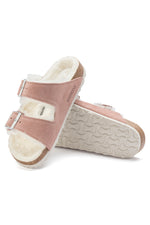WOMEN'S ARIZONA SHEARLING PINK SUEDE SANDAL in PINK additional image 2