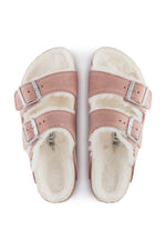 WOMEN'S ARIZONA SHEARLING PINK SUEDE SANDAL in PINK additional image 1
