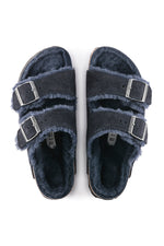 WOMEN'S ARIZONA SHEARLING MIDNIGHT BLUE SUEDE SANDAL in MIDNIGHT BLUE BLUE additional image 1