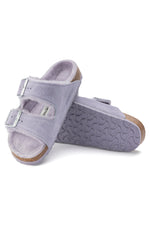 WOMEN'S ARIZONA SHEARLING PURPLE SUEDE SANDAL in PURPLE additional image 2