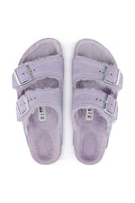 WOMEN'S ARIZONA SHEARLING PURPLE SUEDE SANDAL in PURPLE additional image 1