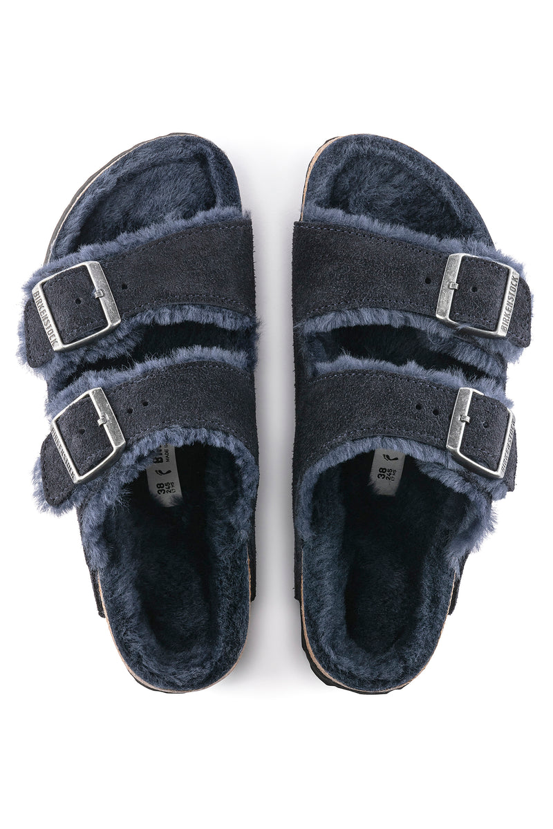 Birkenstock Women's Arizona Shearling Suede Sandals