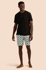 HOUNDS MEN'S HENLEY BOXER SET in MULTI additional image 1