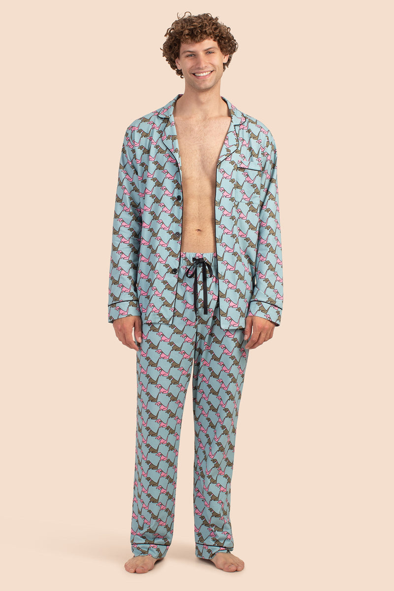 HOUNDS MEN'S CLASSIC PJ SET in MULTI additional image 6