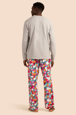 BUBBLE DOTS MEN'S HENLEY SET in MULTI additional image 1
