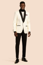 ALFRED 2 BLAZER in WINTER WHITE additional image 3