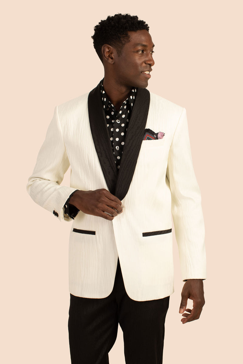 ALFRED 2 BLAZER in WINTER WHITE