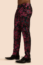 CLYDE SLIM TROUSER in BOREALIS BLUE MULTI additional image 2