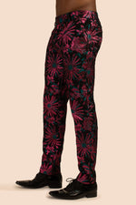 CLYDE SLIM TROUSER in BOREALIS BLUE MULTI additional image 2