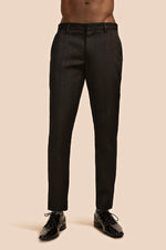 CLYDE SLIM TROUSER in BLACK