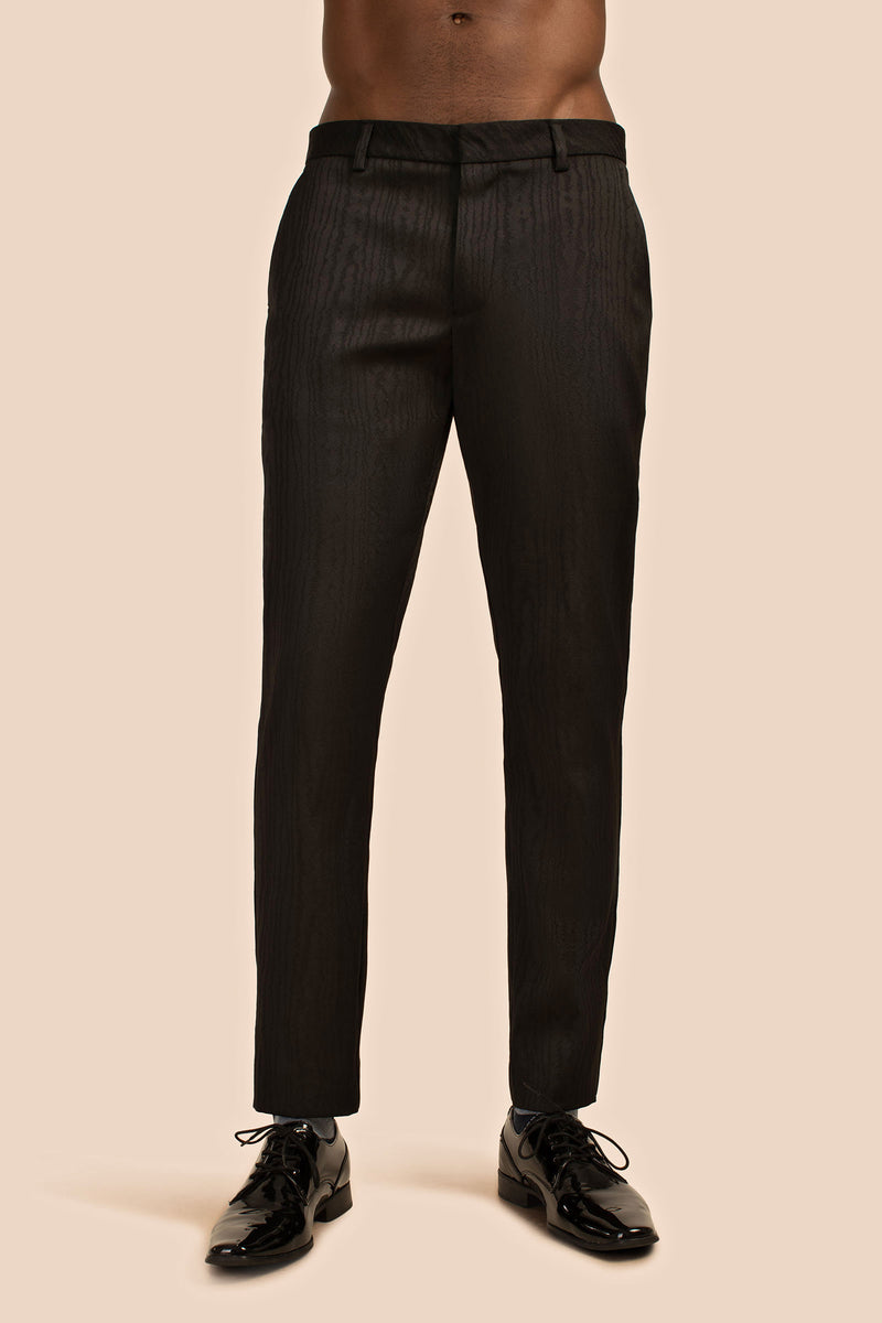 CLYDE SLIM TROUSER in BLACK