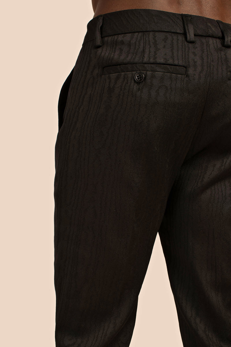 CLYDE SLIM TROUSER in BLACK additional image 2