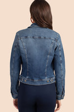 AG DARK WASH ROBYN DENIM JACKET in INDIGO additional image 1