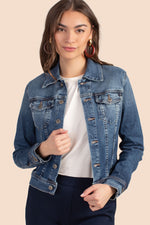 AG DARK WASH ROBYN DENIM JACKET in INDIGO