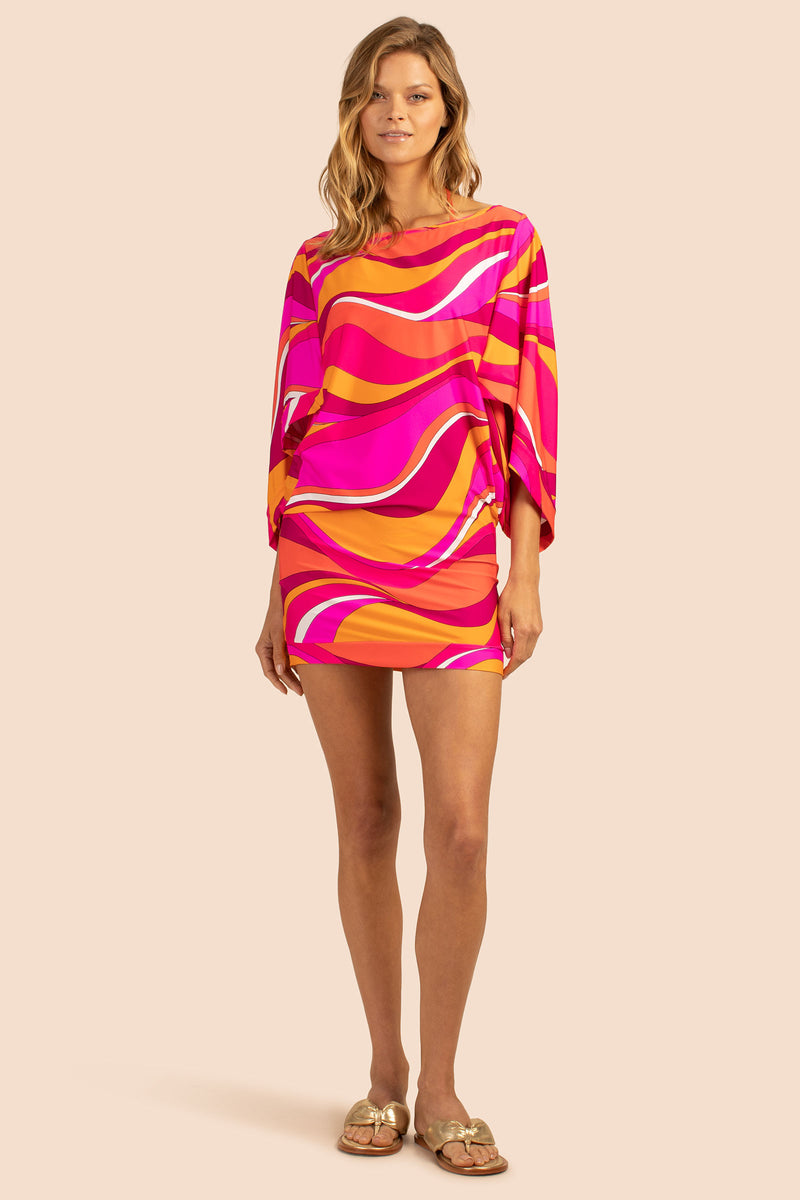 VIVID VISTA SWIM TUNIC in MULTI