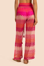 CASCADE CROCHET PANT in PINK additional image 1