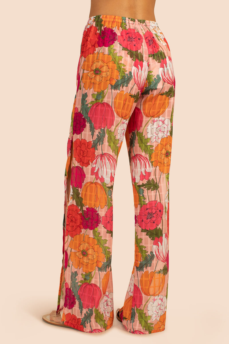 SUNNY BLOOM SLIT PANT in MULTI additional image 1