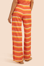 SUNRAY CROCHET SLIT PANT in MULTI additional image 1