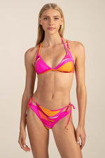 VIVID VISTA LAYERED TRIANGLE TOP in MULTI